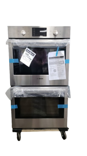 New Double Wall Oven Bosch 500 Series 30″ HBL5551UC Open Box