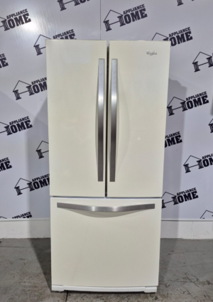 Buy a refurbished Whirlpool WRF560SFYH 30 French door refrigerator. 19.7 cu. ft., bottom freezer, frost-free, white. Professionally tested. Available in GTA.