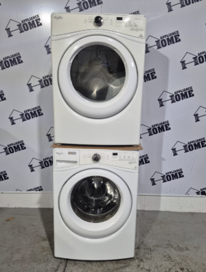 Used washer dryer Whirlpool YWED70HEBW & WFW75HEFW 27" Refurbished