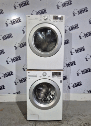 Used Washer Dryer LG WM3170CW & DLE3170W 27" Refurbished
