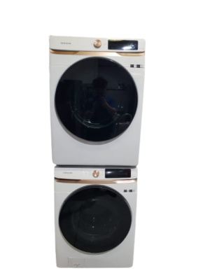 Floor Model Washer Dryer Samsung 27″ DVE46BG6500VAC & WF46BG6500AVUS