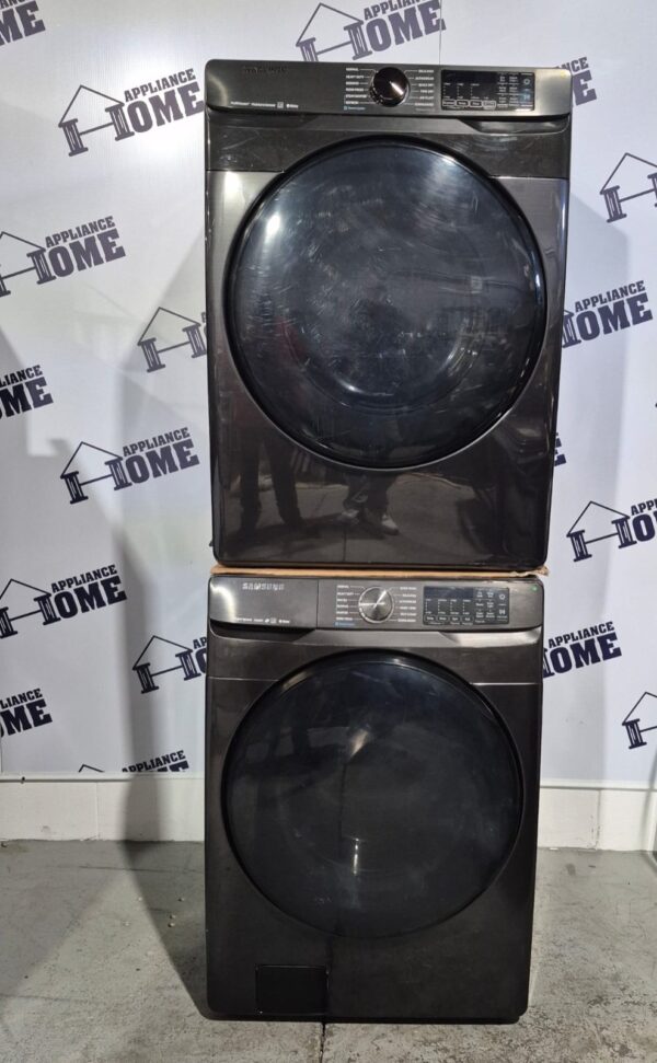Used Washer Dryer Samsung WF50T8500AV & DVE50R8500V 27" Refurbished