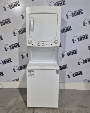 GE GUD24GSSMWW 24″ Laundry Center washer dryer gas 1 year warranty