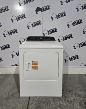 Whirlpool Dryer YWED5050LW 29 Electric,  7.0 cu. ft. front load, side by side, Steam Clean, 4 Temperature, Steel Drum, White color