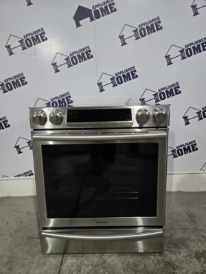 Samsung NE58F9710WS 30″ Slide-In Electric Range 1 year warranty