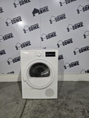 Bosch Dryer 300 series WTG86400UC 24 Electric, Front load, Stackable, 4.0 Cu. Ft. 15 Cycles,  Sensor Dry, Compact size, Ventless, white color, Used Refurbished.