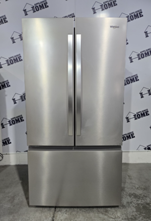 Whirlpool Refrigerator WRFF3336SZ 36 inches french door, fridge, extra large capacity 31 cu. ft.  Interior Dispenser Ice & Water,  ENERGY STAR Certified, Finger Print Resistant Stainless color, lates model used like new with 1 year warranty  included