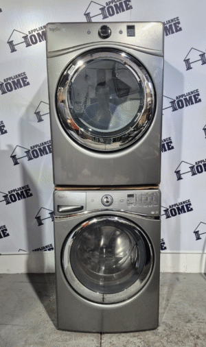 Used Washer Gas Dryer Whirlpool WGD86HEBC & WFW87HEDC 27" Refurbished
