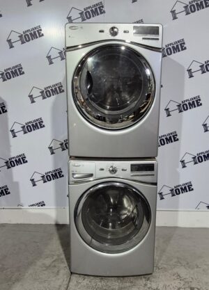 Whirlpool Washer dryer WFW94HEXL & YWED94HEXL front load, stackable set 27" Used great quality, does not include staking kit.