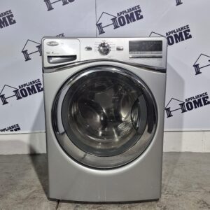 Washer WFW94HEXL 27 front load, stackable 5.0 cu. ft.  Steam Clean, 10 Cycles, 5 Temperature, 1400 RPM  Water Heater, White color Used