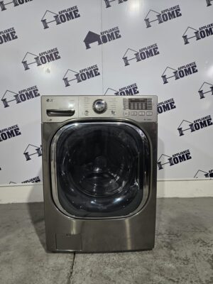 LG Washer WM4270HVA 27" Front Load, Stackable, 5.2 cu. ft. Steam Clean, 14 Cycles, 5 Temperature,  1300 RPM Water Heater, Stainless Steel, Used Refurbished.