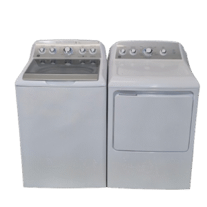 Used Washer Dryer GE GTW495DMNWS & GTD45EBMRWS 27" Refurbished