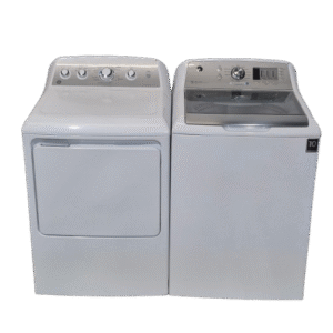 Used Washer Dryer GE GTW680BSJWS & GTD45EBMRWS 27" Refurbished