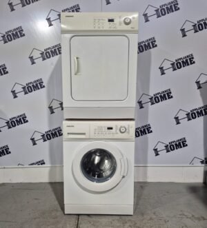 Used Washer Dryer Samsung DV665JW  & WF-J1254 24" Refurbished