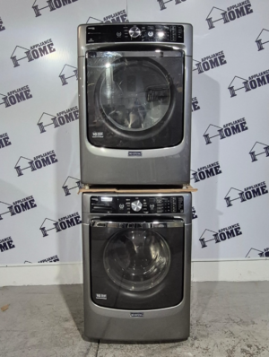 Used Washer Dryer Maytag MHW8100DC & YMED8200FC 27" Refurbished