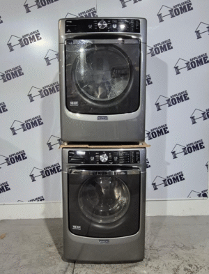 Used Washer Dryer Maytag MHW8100DC & YMED8200FC 27" Refurbished