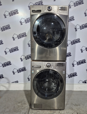 Used Washer Dryer LG WM3770HVA  & DLEX3470V 27" Refurbished