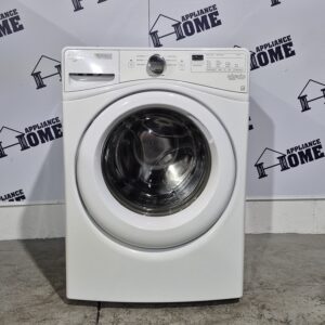 Whirlpool Washer white WFW75HEFW 27" Front Load, Stackable, 5.2 cu. ft. 8 Cycles, 4 Temperature, Stainless steel drum, 1200 RPM,  White color, Used Refurbished.