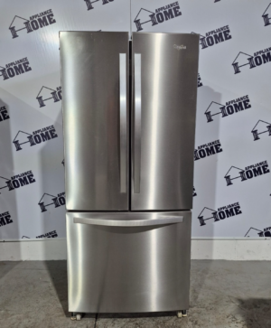 Buy Whirlpool WRF560SFYM 30″ French door refrigerator (refurbished).19.6 cu. ft., frost-free, stainless steel, tested & warranty. Available in Mississauga & GTA.