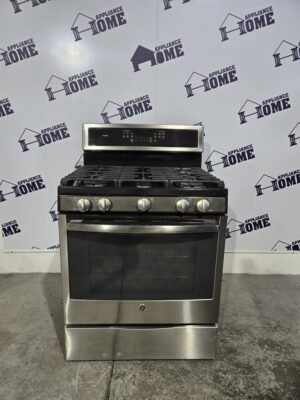 GE Profile PCGB911SEJSS Gas Range 18,000 BTU used 1 year warranty