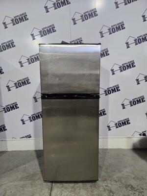 Moffat Fridge MPE12FSKSB 24 top freezer, 11.5 cu ft, compact size, top mounted refrigerator, frost free, stainless steel, used Refurbished.
