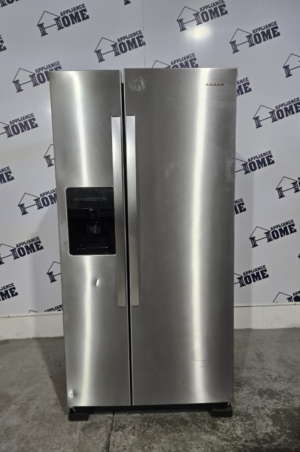 Amana ASI2175GRS 33 inch Side-by-Side Refrigerator, a new scratch-and-dent