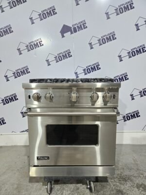 Viking CVDR5304BSS 30″ Dual Fuel Range – Refurbished 1 year warranty