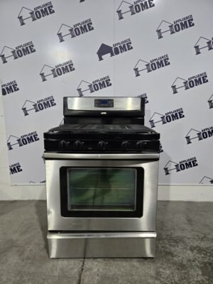 Whirlpool WFG381LVS 30″ Gas Range, a professionally refurbished 1 year warranty included