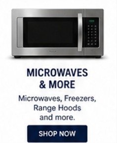 Over-the-range microwaves, hood fans, mini fridges, wine coolers and beverage centers for sale in Mississauga